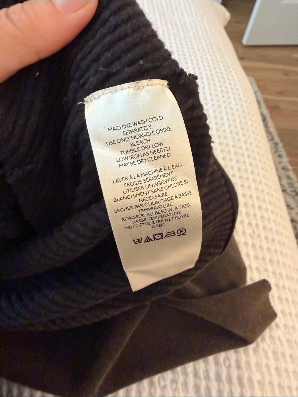 We The Free Olive Ribbed Thermal Oversized Shirt - Picture 5 of 5